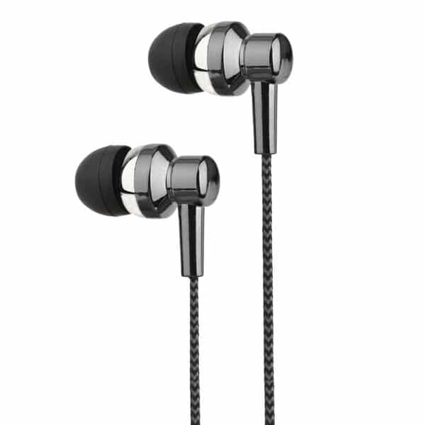 Electro Painted Stereo Earphones with Mic  EB250 Grey